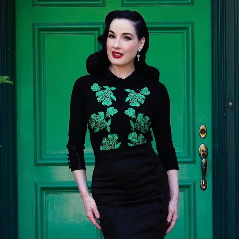 TRADE! My size AU10 Dita Von Teese Wheels and Dollbaby Cardigan for your AU12!